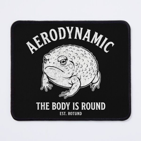Item preview, Aerodynamic The Body Is Round Funny Rain Frog designed and sold by Mason-Pride.