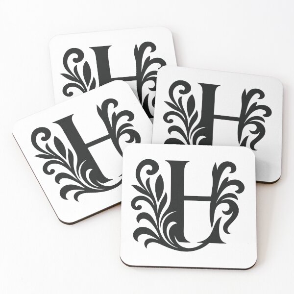 Item preview, Elegant Ornamental Letter H – Vintage Flourish Design designed and sold by luckyyouth.