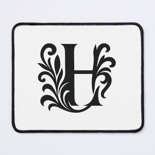 Item preview, Elegant Ornamental Letter H – Vintage Flourish Design designed and sold by luckyyouth.