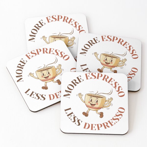 Item preview, More Espresso Less Depresso Coffee designed and sold by madebydagz.