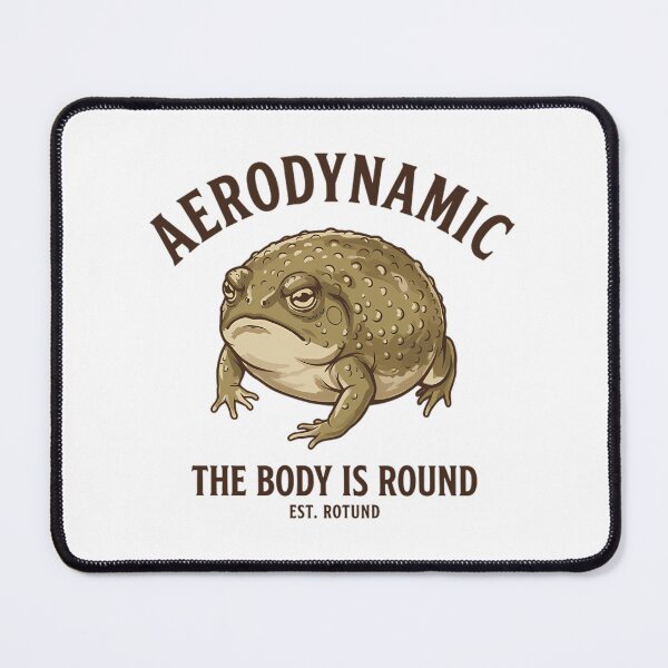 Item preview, Aerodynamic The Body Is Round Funny Rain Frog designed and sold by Mason-Pride.