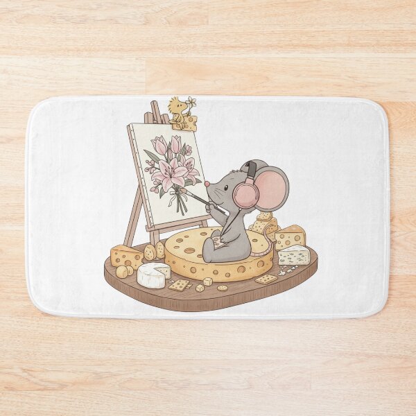 Item preview, Minimalist Munchies: A Chibi Mouse Illustration designed and sold by chunzartshop.