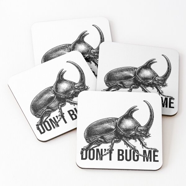 Item preview, Don’t Bug Me – Rhinoceros Beetle Funny Insect Design designed and sold by xndrlab.