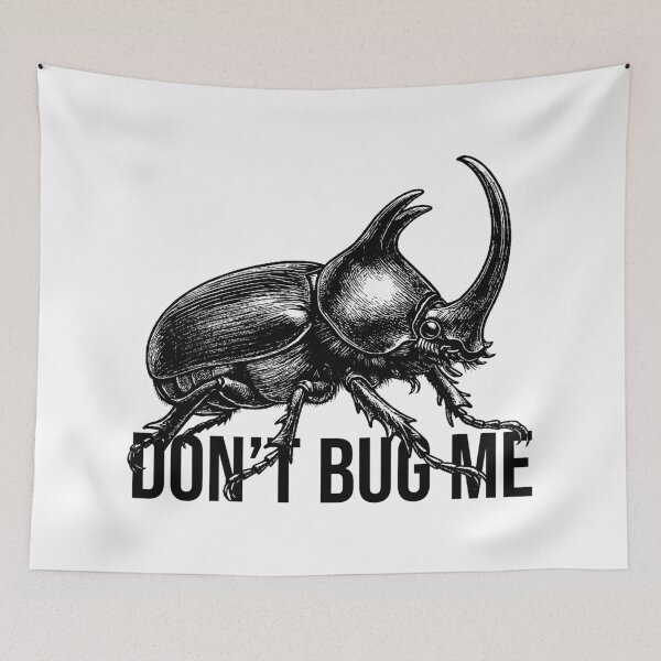 Item preview, Don’t Bug Me – Rhinoceros Beetle Funny Insect Design designed and sold by xndrlab.