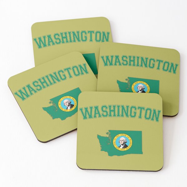 Item preview, Washington State Pride: Classic Collegiate Seal Map Design designed and sold by mashmosh.
