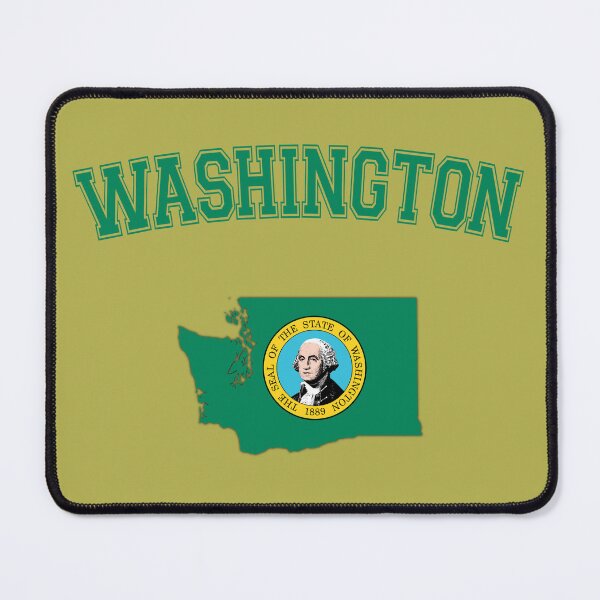 Item preview, Washington State Pride: Classic Collegiate Seal Map Design designed and sold by mashmosh.
