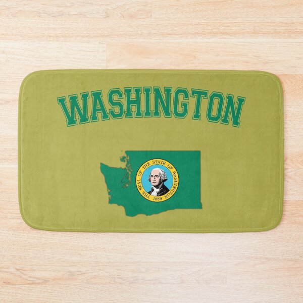 Item preview, Washington State Pride: Classic Collegiate Seal Map Design designed and sold by mashmosh.