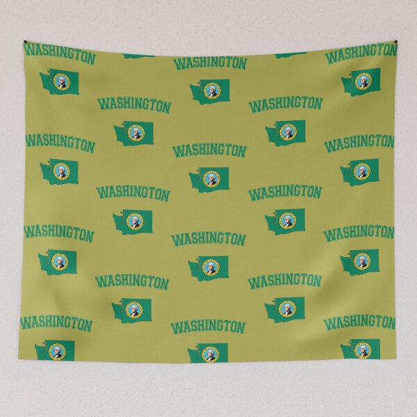 Item preview, Washington State Pride: Classic Collegiate Seal Map Design designed and sold by mashmosh.