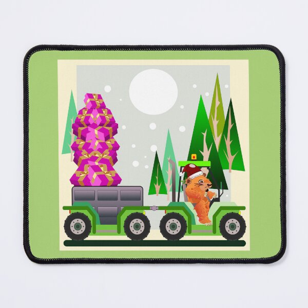 Item preview, Christmas presents in the forest designed and sold by minimalartstory.