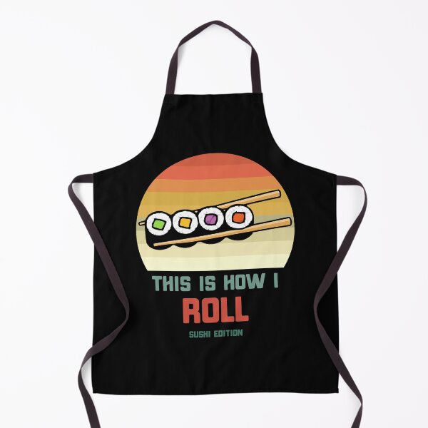 Item preview, This Is How I Roll – Funny Retro Sushi Design designed and sold by GetGoodFit.