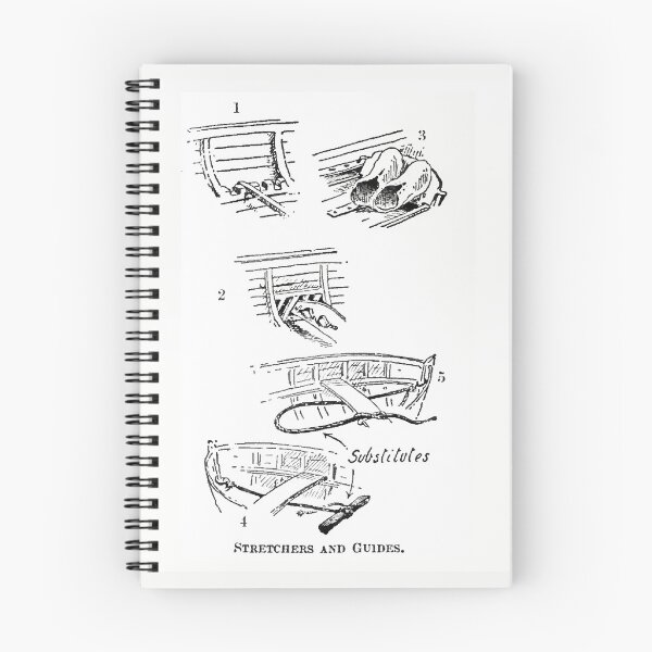 Item preview, Vintage Rowing Diagram – Stretchers and Guides Illustration designed and sold by Michael van der Hoorn.