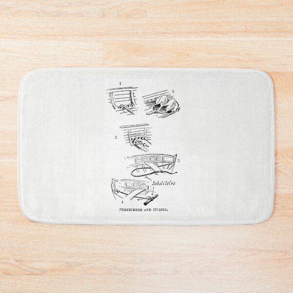 Item preview, Vintage Rowing Diagram – Stretchers and Guides Illustration designed and sold by Michael van der Hoorn.