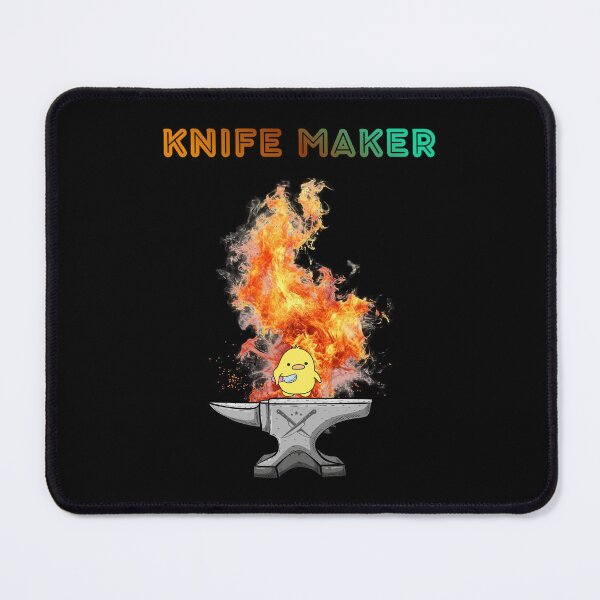 Item preview, Knife Maker Gift – Funny Bladesmith Duck in Flames designed and sold by BLAKZONE.