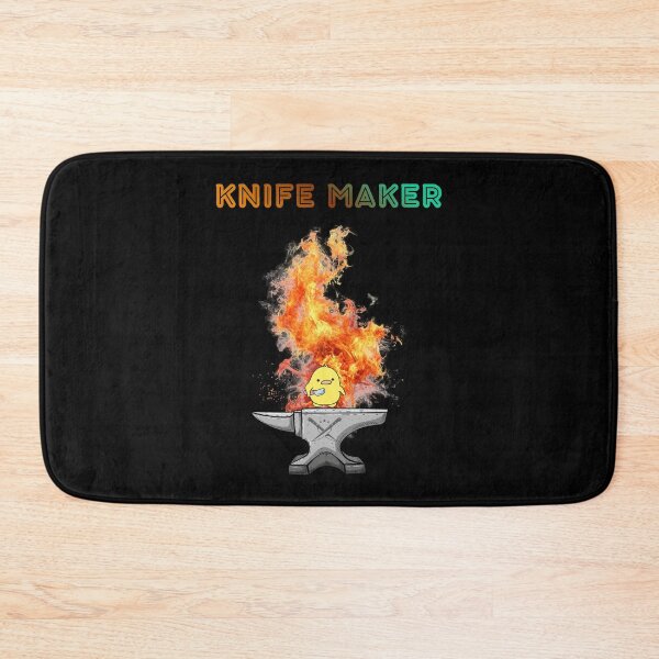 Item preview, Knife Maker Gift – Funny Bladesmith Duck in Flames designed and sold by BLAKZONE.