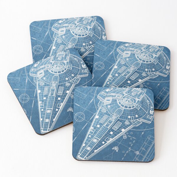 Item preview, Envision the Stars: Blueprint of the Aetherwing Interdictor designed and sold by knappidesign.