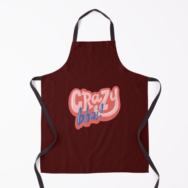 Item preview, Crazy Bhai – Funky Text Art Design designed and sold by velvetskyco.