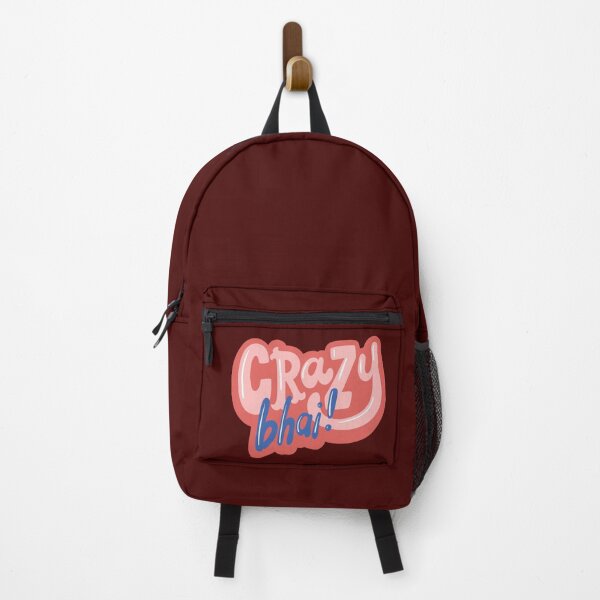 Item preview, Crazy Bhai – Funky Text Art Design designed and sold by velvetskyco.