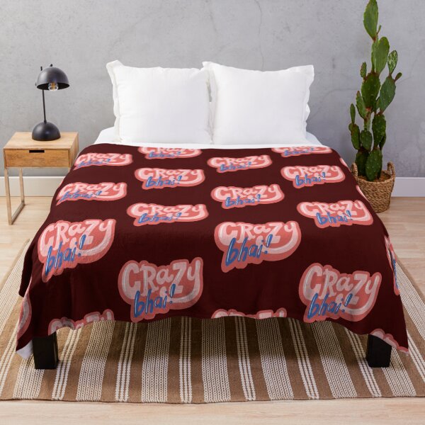 Item preview, Crazy Bhai – Funky Text Art Design designed and sold by velvetskyco.