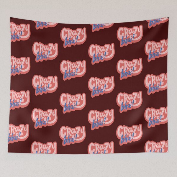 Item preview, Crazy Bhai – Funky Text Art Design designed and sold by velvetskyco.