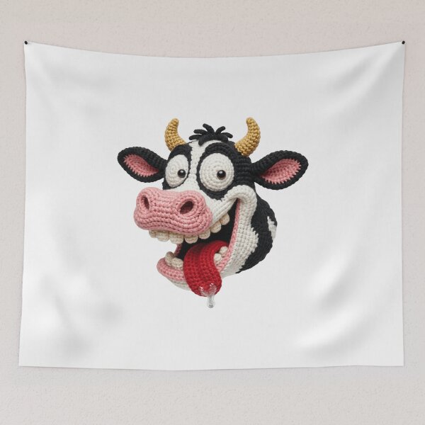 Item preview, Happy cow's head designed and sold by akherhat-horus.