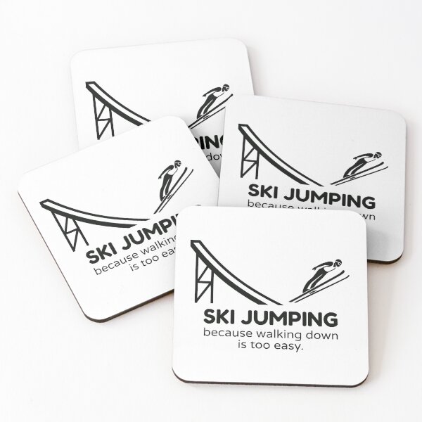 Item preview, Ski Jumping Because Walking Down Is Too Easy | Funny Ski Jumping | Ski Jumper designed and sold by Anniko Art Studio.