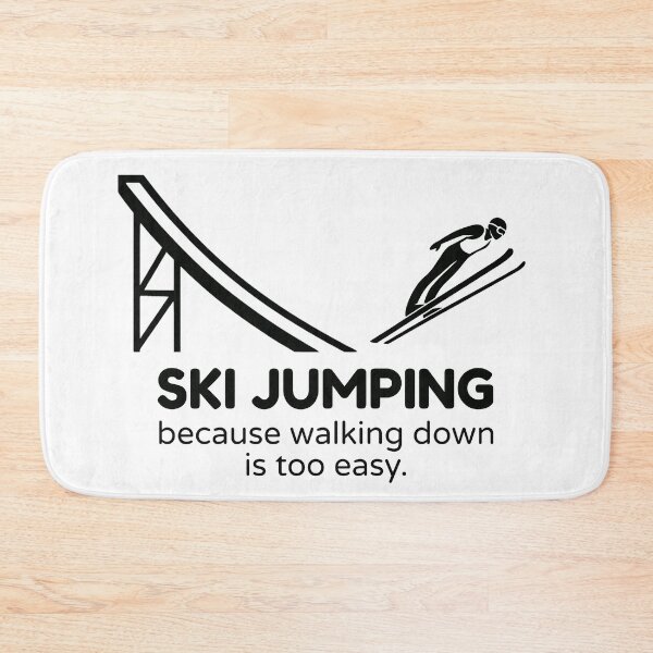 Item preview, Ski Jumping Because Walking Down Is Too Easy | Funny Ski Jumping | Ski Jumper designed and sold by Anniko Art Studio.