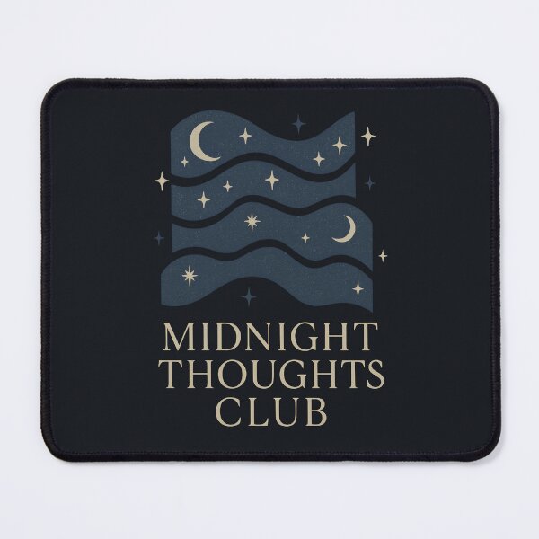 Item preview, Midnight Thoughts Club | Moody Night Aesthetic designed and sold by Ombrya.