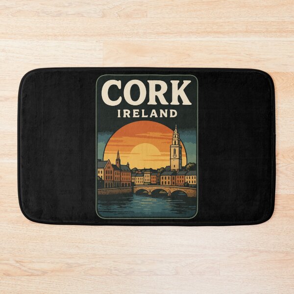 Item preview, Cork Ireland Retro Vintage designed and sold by TomFrontierArt.