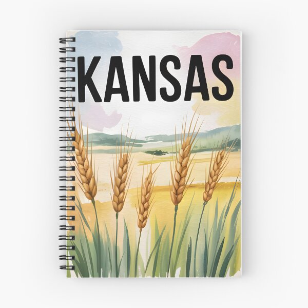 Item preview, Kansas Stamp – Rustic Wheat Watercolor Fields designed and sold by JessArty ⭐⭐⭐⭐⭐.