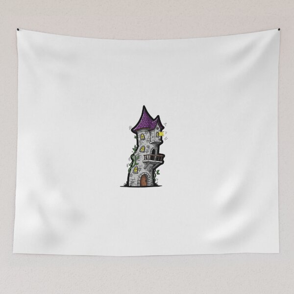 Item preview, Fantasy Tower Cartoon Castle Lover designed and sold by KroghDs.