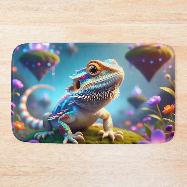 Item preview, A bearded dragon in a fantasy world.  designed and sold by Nomad-Maynard.