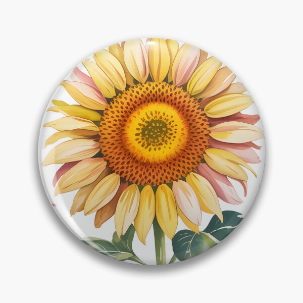 Item preview, Kansas Stamp – Sunflower Watercolor designed and sold by JessArty ⭐⭐⭐⭐⭐.