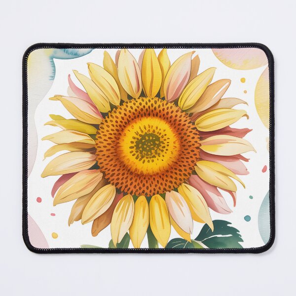 Item preview, Kansas Stamp – Sunflower Watercolor designed and sold by JessArty ⭐⭐⭐⭐⭐.