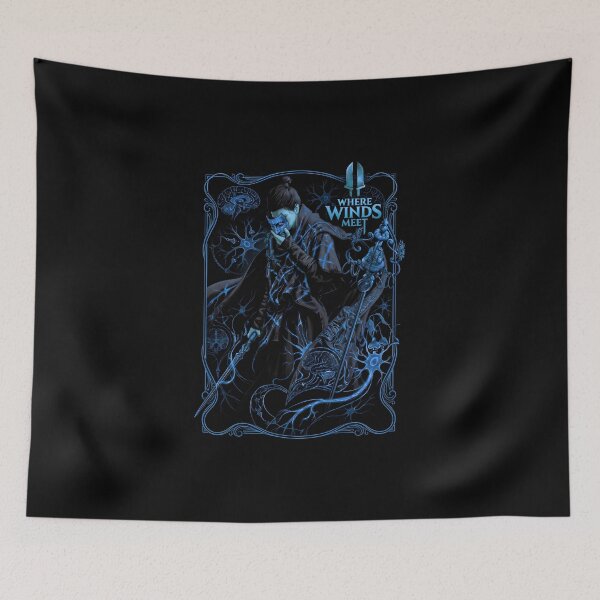Item preview, Where Winds Meet Blue designed and sold by El Hermano Gym.