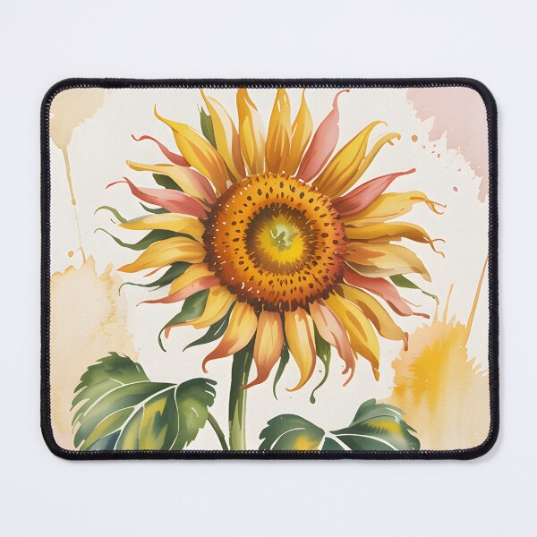 Item preview, Kansas Stamp – Vintage Sunflower Watercolor designed and sold by JessArty ⭐⭐⭐⭐⭐.