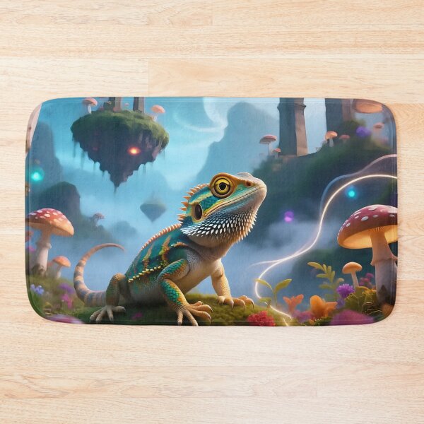 Item preview, A bearded dragon in a fantasy world.  designed and sold by Nomad-Maynard.