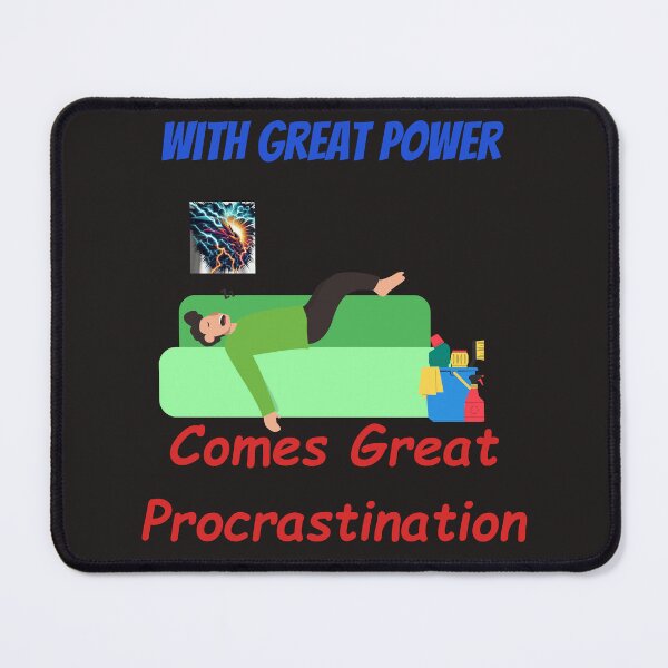 Item preview, Great Procrastination - Funny superhero Parody Quote designed and sold by Good Natured Designs.