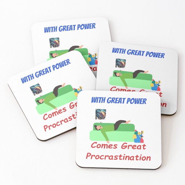 Item preview, Great Procrastination - Funny superhero Parody Quote designed and sold by Good Natured Designs.