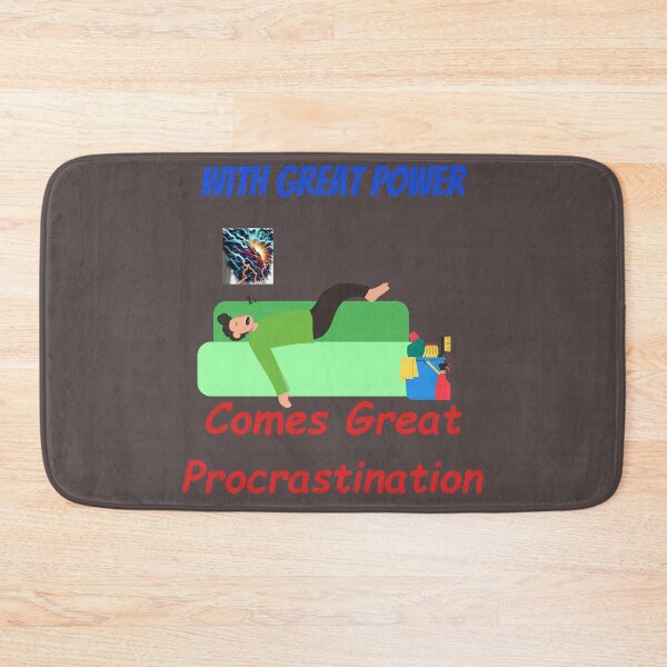 Item preview, Great Procrastination - Funny superhero Parody Quote designed and sold by Good Natured Designs.