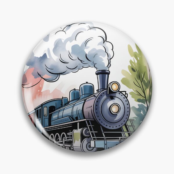 Item preview, Kansas Stamp – Prairie Railroad Watercolor Scene designed and sold by JessArty ⭐⭐⭐⭐⭐.
