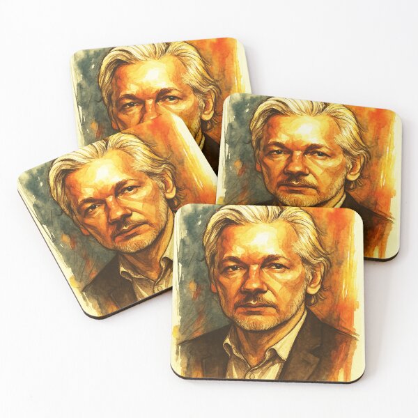 Item preview, Julian Assange designed and sold by Sarcastic designs.