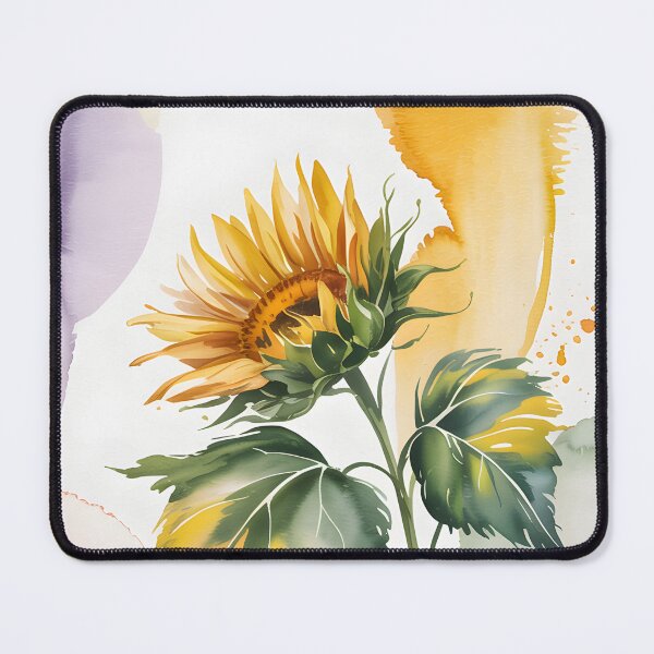Item preview, Kansas Stamp – Sunflower Watercolor designed and sold by JessArty ⭐⭐⭐⭐⭐.