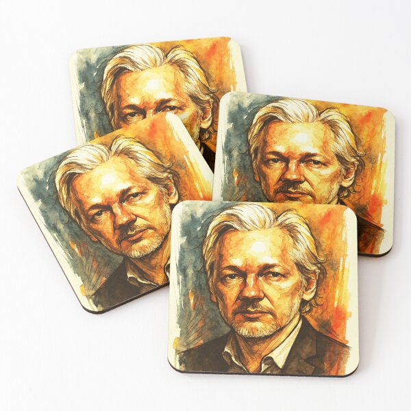 Item preview, Julian Assange designed and sold by Sarcastic designs.