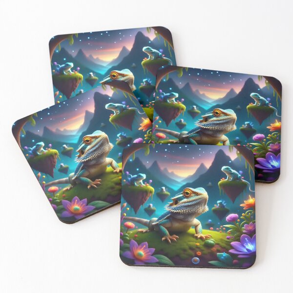 Item preview, A bearded dragon in a fantasy world.  designed and sold by Nomad-Maynard.
