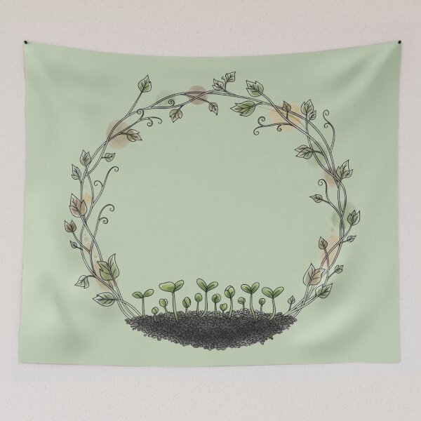 Item preview, Earthy Nature Renewal Botanical Growth Gift Aesthetic Design designed and sold by Design_Your_Day.