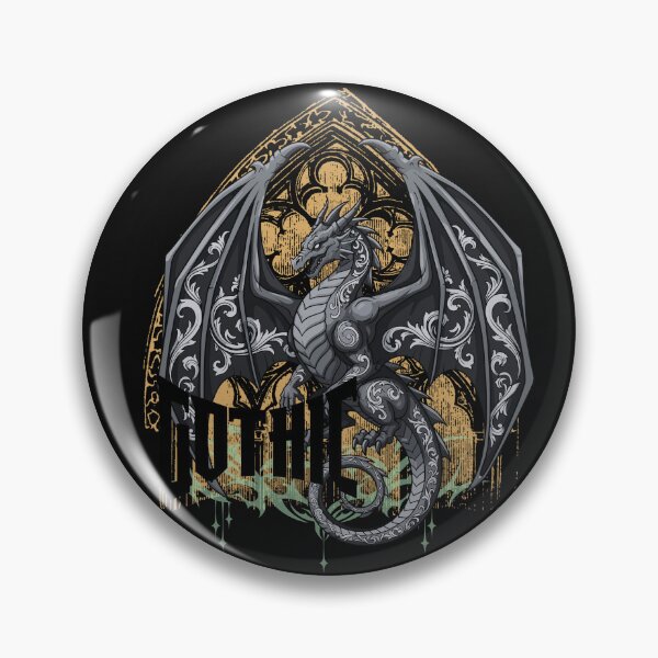 Item preview, A dragon in front of a Gothic window designed and sold by Lovelalaland.