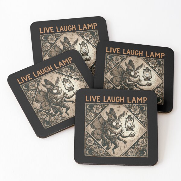 Item preview, Live Laugh Lamp Mothman – Funny Cryptid Parody designed and sold by Mason-Pride.
