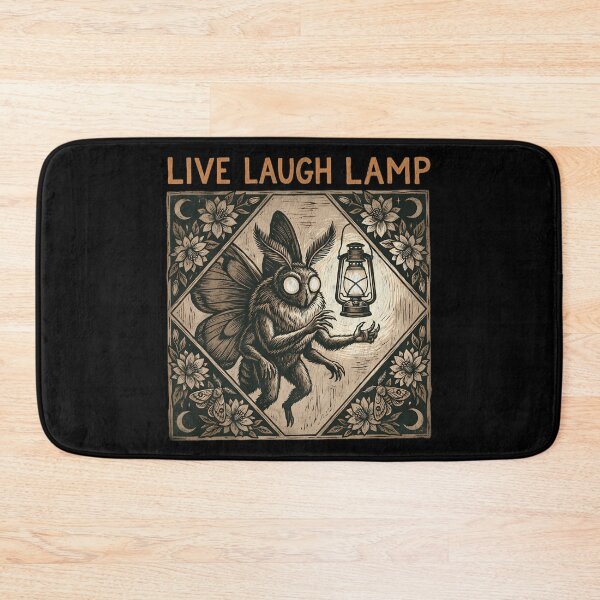 Item preview, Live Laugh Lamp Mothman – Funny Cryptid Parody designed and sold by Mason-Pride.