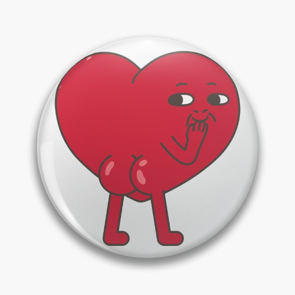 Item preview, Look Away! – Funny Heart designed and sold by velvetskyco.