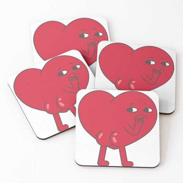 Item preview, Look Away! – Funny Heart designed and sold by velvetskyco.